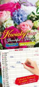 Kalendarz 2022 KPD-1 Kwiaty AVANTI. Wydawca: AVANTI. Dobreksiazki.pl Opakowanie Kalendarz 2022 KPD-1 Kwiaty AVANTI
