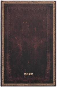 Kalendarz książkowy maxi 2022 12M Black Moroccan. Wydawca: Paperblanks. Dobreksiazki.pl Opakowanie Kalendarz książkowy maxi 2022 12M Black Moroccan