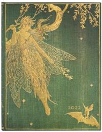 Kalendarz książkowy ultra 2022 12M Olive Fairy. Wydawca: Paperblanks. Dobreksiazki.pl Opakowanie Kalendarz książkowy ultra 2022 12M Olive Fairy