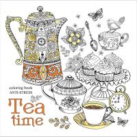 Kolorowanka antystresowa 200x200 12 Tea time. Wydawca: FreshMail. Dobreksiazki.pl Opakowanie Kolorowanka antystresowa 200x200 12 Tea time