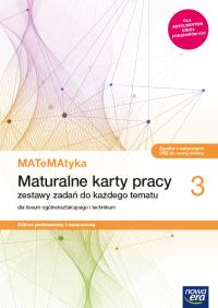 MATeMAtyka LO 3 ZPR Maturalne Karty Pracy 2021 NE. Autor: Dorota Ponczek. Dobreksiazki.pl Okładka książki MATeMAtyka LO 3 ZPR Maturalne Karty Pracy 2021 NE