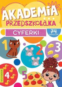 Cyferki. Akademia przedszkolaka. Autor: Opracowanie zbiorowe. Dobreksiazki.pl Okładka książki Cyferki. Akademia przedszkolaka