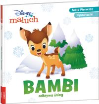 Disney maluch Moje pierwsze opowiastki Bambie odkrywa śnieg BOP-9208. Autor: Opracowanie zbiorowe. Dobreksiazki.pl Okładka książki Disney maluch Moje pierwsze opowiastki Bambie odkrywa śnieg BOP-9208