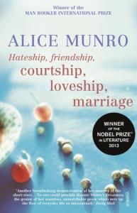 Hateship, Friendship, Courtship, Loveship, Marriage. Autor: Munro Alice. Dobreksiazki.pl Okładka książki Hateship, Friendship, Courtship, Loveship, Marriage