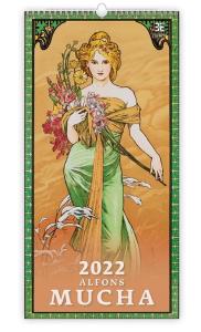 Kalendarz 2022 Alfons Mucha HELMA. Wydawca: Helma. Dobreksiazki.pl Opakowanie Kalendarz 2022 Alfons Mucha HELMA