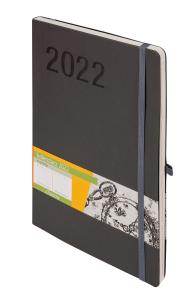 Kalendarz 2022 Impresja B5 szary TDW ANTRA. Wydawca: Antra. Dobreksiazki.pl Opakowanie Kalendarz 2022 Impresja B5 szary TDW ANTRA