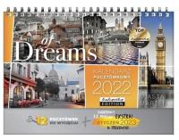 Kalendarz 2022 pocztówkowy City of Dreams. Wydawca: Kukartka. Dobreksiazki.pl Opakowanie Kalendarz 2022 pocztówkowy City of Dreams