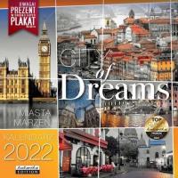 Kalendarz 2022 ścienny Classic City of Dreams. Wydawca: Kukartka. Dobreksiazki.pl Opakowanie Kalendarz 2022 ścienny Classic City of Dreams