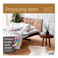 Kalendarz 30 x 30 z naklejkami. Przytulny dom 2022. Wydawca: Sztuka Rodzinna. Dobreksiazki.pl Opakowanie Kalendarz 30 x 30 z naklejkami. Przytulny dom 2022
