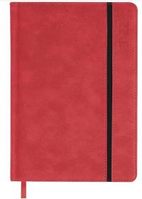 Kalendarz książkowy 2022 A5 czerwony EASY. Wydawca: Easy Stationery. Dobreksiazki.pl Opakowanie Kalendarz książkowy 2022 A5 czerwony EASY