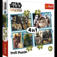 Puzzle 4w1 Mandalorian Star Wars 34397. Wydawca: Trefl PAP. Dobreksiazki.pl Opakowanie Puzzle 4w1 Mandalorian Star Wars 34397