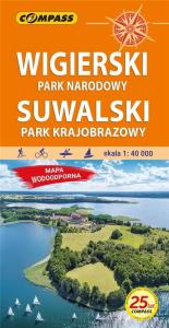 Wigierski Park Narodowy Suwalski Park Krajobrazowy 1:40 000. Autor: Praca zbiorowa. Dobreksiazki.pl Okładka książki Wigierski Park Narodowy Suwalski Park Krajobrazowy 1:40 000