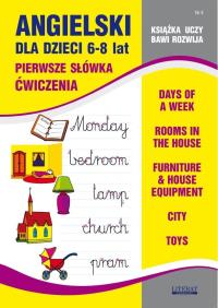 Angielski dla dzieci 6-8 lat Zeszyt 4. Autor: Bednarska Joanna. Dobreksiazki.pl Okładka książki Angielski dla dzieci 6-8 lat Zeszyt 4
