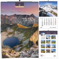 Kalendarz 2022 B3 13 plansz Tatry. Wydawca: EV-Corp. Dobreksiazki.pl Opakowanie Kalendarz 2022 B3 13 plansz Tatry