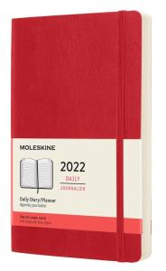Kalendarz 2022 dzienny 12ML scarlet red. Wydawca: Moleskine. Dobreksiazki.pl Opakowanie Kalendarz 2022 dzienny 12ML scarlet red