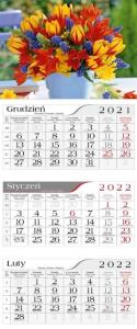Kalendarz 2022 Trójdzielny Bukiet CRUX. Wydawca: CRUX. Dobreksiazki.pl Opakowanie Kalendarz 2022 Trójdzielny Bukiet CRUX