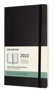 Kalendarz 2022 tygodniowy 12ML czarny. Wydawca: Moleskine. Dobreksiazki.pl Opakowanie Kalendarz 2022 tygodniowy 12ML czarny