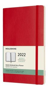 Kalendarz 2022 tygodniowy 12ML scarlet red. Wydawca: Moleskine. Dobreksiazki.pl Opakowanie Kalendarz 2022 tygodniowy 12ML scarlet red
