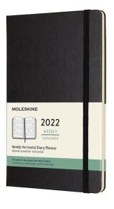 Kalendarz 2022 tygodniowy 12ML tw. czarny. Wydawca: Moleskine. Dobreksiazki.pl Opakowanie Kalendarz 2022 tygodniowy 12ML tw. czarny