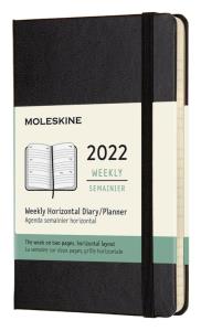 Kalendarz 2022 tygodniowy 12MP tw. czarny. Wydawca: Moleskine. Dobreksiazki.pl Opakowanie Kalendarz 2022 tygodniowy 12MP tw. czarny