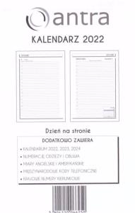 Kalendarz 2022 wkład A5/DNS. Wydawca: Antra. Dobreksiazki.pl Opakowanie Kalendarz 2022 wkład A5/DNS