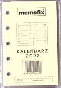 Kalendarz 2022 wkład A7 MEM/M/TNS. Wydawca: Antra. Dobreksiazki.pl Opakowanie Kalendarz 2022 wkład A7 MEM/M/TNS