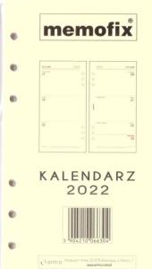 Kalendarz 2022 wkład B6 MEM/ST/TDW. Wydawca: Antra. Dobreksiazki.pl Opakowanie Kalendarz 2022 wkład B6 MEM/ST/TDW