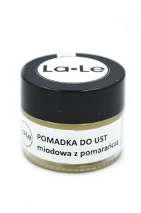 La-Le Pomadka do ust miód-pomarańcza 15ml. Producent: La Le. Dobreksiazki.pl Zdjęcie produktu La-Le Pomadka do ust miód-pomarańcza 15ml
