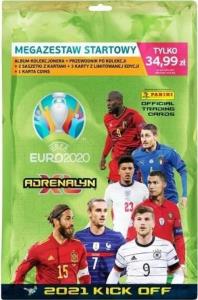 Megazestaw kolekcjonera Adrenalyn XL 2021 Kick Off. Wydawca: Panini. Dobreksiazki.pl Opakowanie Megazestaw kolekcjonera Adrenalyn XL 2021 Kick Off