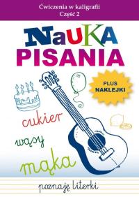 Nauka pisania Ćwiczenia w kaligrafii 2. Autor: Guzowska Beata. Dobreksiazki.pl Okładka książki Nauka pisania Ćwiczenia w kaligrafii 2