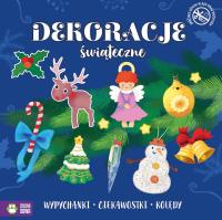 Świąteczne wypychanki Dekoracje świąteczne. Autor: Opracowanie zbiorowe. Dobreksiazki.pl Okładka książki Świąteczne wypychanki Dekoracje świąteczne