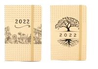 Terminarz 2022 dzienny B6 Bioeco gumka MIX. Wydawca: Artsezon. Dobreksiazki.pl Opakowanie Terminarz 2022 dzienny B6 Bioeco gumka MIX