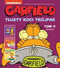 Garfield T.11 Tłusty koci trójpak. Autor: Jim Davis. Dobreksiazki.pl Okładka książki Garfield T.11 Tłusty koci trójpak