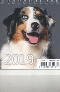 Kalendarz 2019 biurkowy mini pieski. Wydawca: Helma 365. Dobreksiazki.pl Opakowanie Kalendarz 2019 biurkowy mini pieski