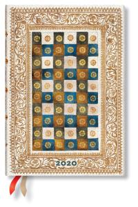 Kalendarz 2020 książkowy Midi Horizontal Aureo 12m. Wydawca: Paperblanks. Dobreksiazki.pl Opakowanie Kalendarz 2020 książkowy Midi Horizontal Aureo 12m