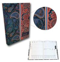 Kalendarz 2022 A5 dzienny soft touch Paisley. Wydawca: EV-Corp. Dobreksiazki.pl Opakowanie Kalendarz 2022 A5 dzienny soft touch Paisley