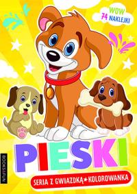 Pieski. Kolorowanka. Autor: Opracowanie zbiorowe. Dobreksiazki.pl Okładka książki Pieski. Kolorowanka