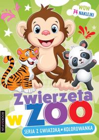 Zwierzęta w zoo. Autor: Opracowanie zbiorowe. Dobreksiazki.pl Okładka książki Zwierzęta w zoo