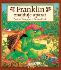 Franklin znajduje aparat. Autor: Paulette Bourgeois. Dobreksiazki.pl Okładka książki Franklin znajduje aparat