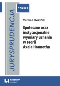 Jurysprudencja 17. Autor: Byczyński Marcin J.. Dobreksiazki.pl Okładka książki Jurysprudencja 17