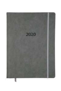 Kalendarz 2020 KK-A4TL książkowy A4 tygodniowy Lux szary. Wydawca: AVANTI. Dobreksiazki.pl Opakowanie Kalendarz 2020 KK-A4TL książkowy A4 tygodniowy Lux szary