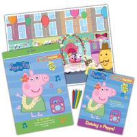 Peppa Pig. Zgrana paczka. Działaj z Peppą!. Autor: Opracowanie zbiorowe. Dobreksiazki.pl Okładka książki Peppa Pig. Zgrana paczka. Działaj z Peppą!
