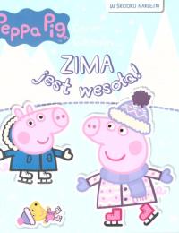 Peppa Pig Zima jest wesoła. Autor: Opracowanie zbiorowe. Dobreksiazki.pl Okładka książki Peppa Pig Zima jest wesoła