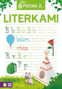 Pociąg z literkami. Autor: Opracowanie zbiorowe. Dobreksiazki.pl Okładka książki Pociąg z literkami