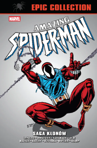 Amazing Spider-Man Epic Collection. Saga klonów. Autor: Defalco Tom, J.M. DeMatteis, Terry Kavanagh, Howard Mackie, Tom Lyle. Dobreksiazki.pl Okładka książki Amazing Spider-Man Epic Collection. Saga klonów