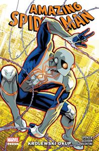 Amazing Spider-Man. Królewski okup. Tom 13. Autor: Nick Spencer, Roge Antonio, Patrick Gleason, Federico Vicentini. Dobreksiazki.pl Okładka książki Amazing Spider-Man. Królewski okup. Tom 13