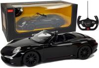 Auto R/C Porsche 911 Carrera S Rastar 1:12 czarne. Wydawca: Leantoys. Dobreksiazki.pl Opakowanie Auto R/C Porsche 911 Carrera S Rastar 1:12 czarne
