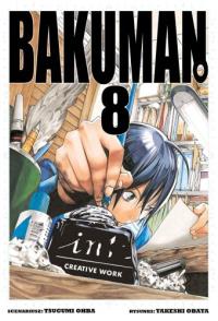 Bakuman 08. Autor: Ohba Tsugumi, Obata Takeshi. Dobreksiazki.pl Okładka książki Bakuman 08