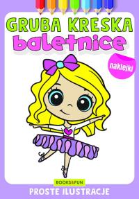 Baletnice. Gruba kreska. Autor: Opracowanie zbiorowe. Dobreksiazki.pl Okładka książki Baletnice. Gruba kreska