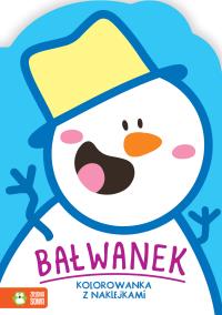 Bałwanek. Zimowe kolorowanie. Autor: Opracowanie zbiorowe. Dobreksiazki.pl Okładka książki Bałwanek. Zimowe kolorowanie